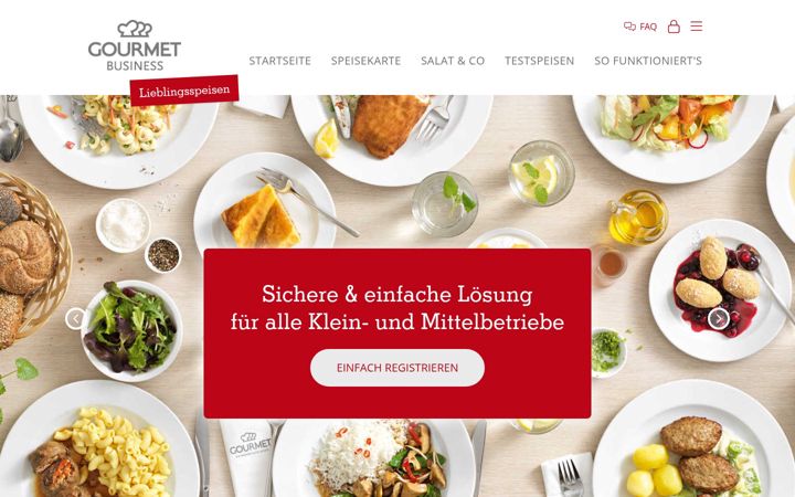 Screenshot of gourmet-lieblingsspeisen.at
