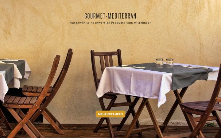 Screenshot of gourmet-mediterran.de