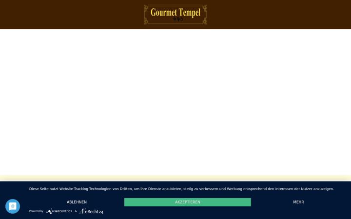 Screenshot of gourmet-tempel.info