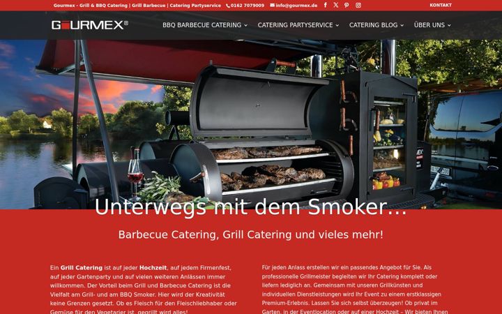 Screenshot of gourmex.de