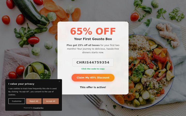 Screenshot of goustocoupons.uk