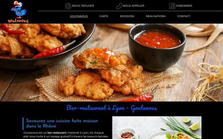 Screenshot of goutanous-lyon.com