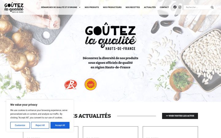 Screenshot of goutezlaqualite.com