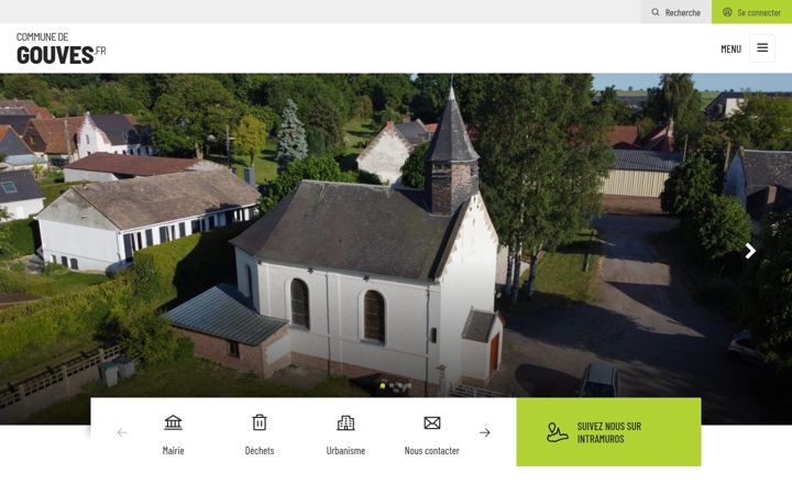 Screenshot of gouves.fr