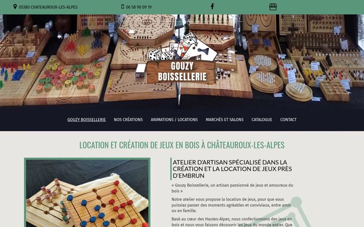 Screenshot of gouzyboissellerie.fr