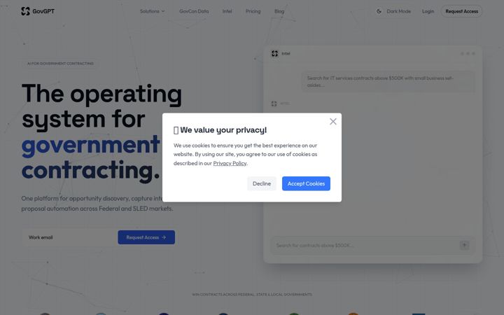 Screenshot of gov-gpt.org