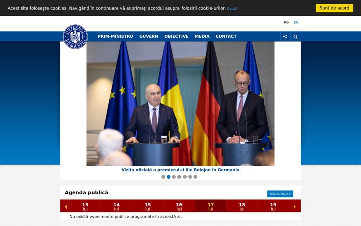 Screenshot ta' gov.ro