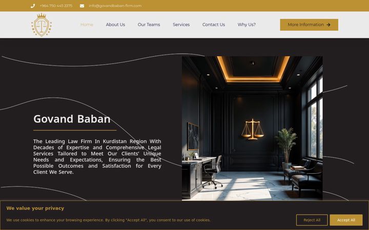 Screenshot of govandbaban-firm.com