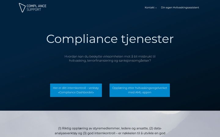 Screenshot of governance.no