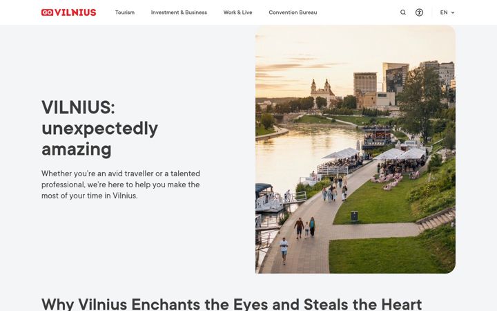 Screenshot of govilnius.lt