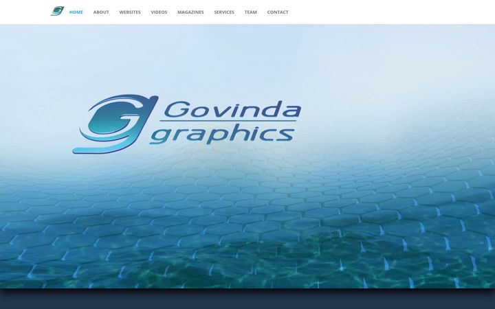 Екранна снимка на govindagraphics.com