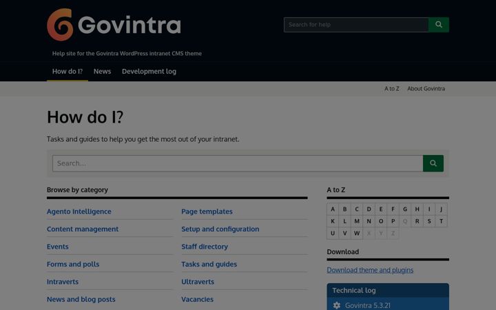 Screenshot of govintra.pro