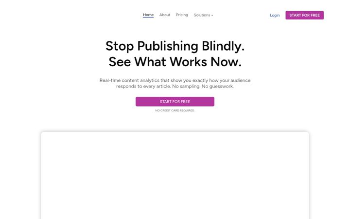 Screenshot of govisibl.io