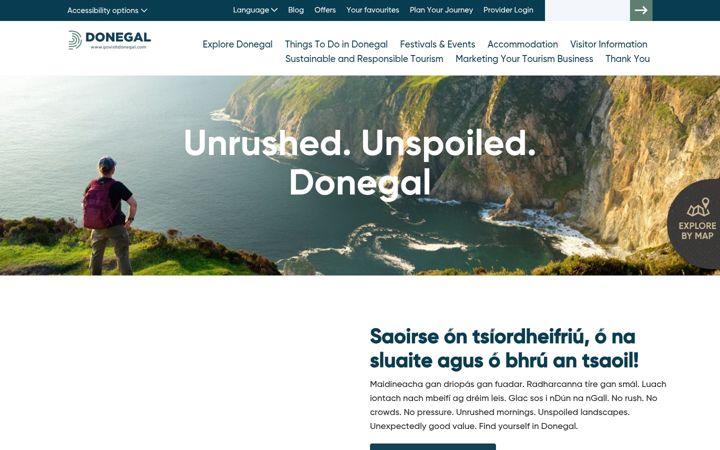 Skærmbillede af govisitdonegal.com