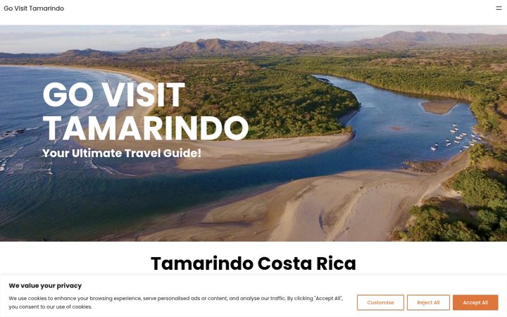 Screenshot of govisittamarindo.com