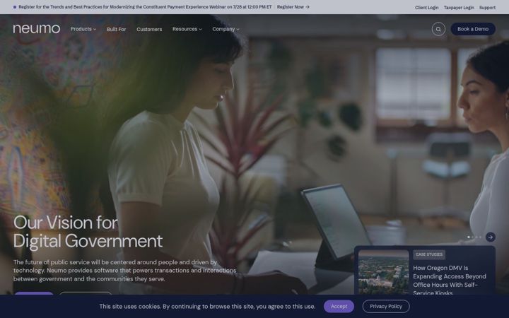 Screenshot of govos.com