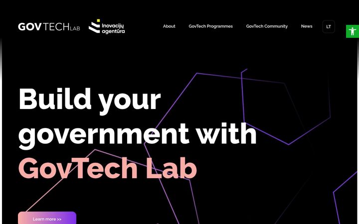 Screenshot of govtechlab.lt