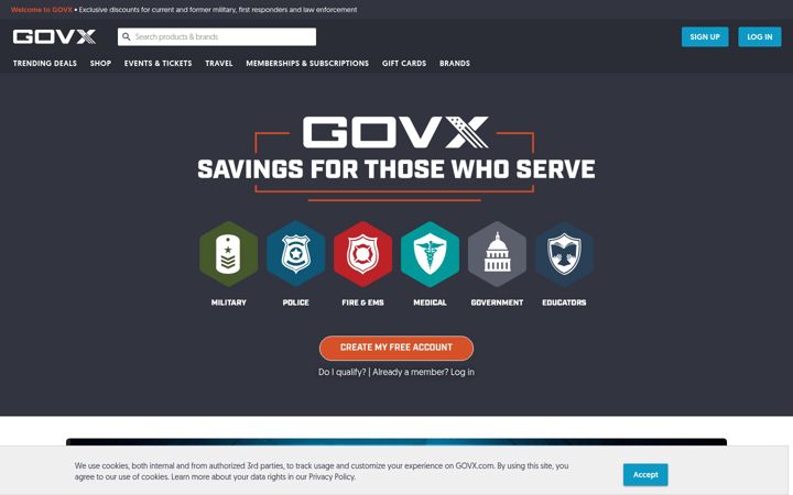 Képernyőkép: govx.com