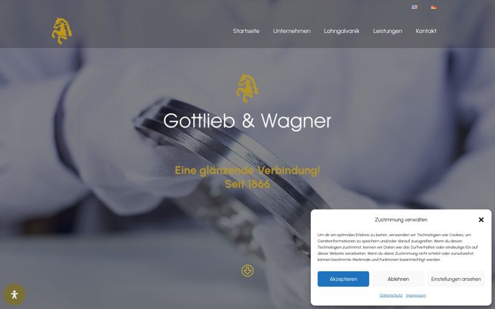 Screenshot of gowa.de