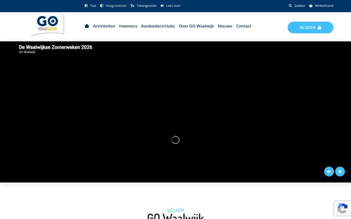 Screenshot of gowaalwijk.nl