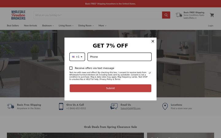 Screenshot of gowfb.com