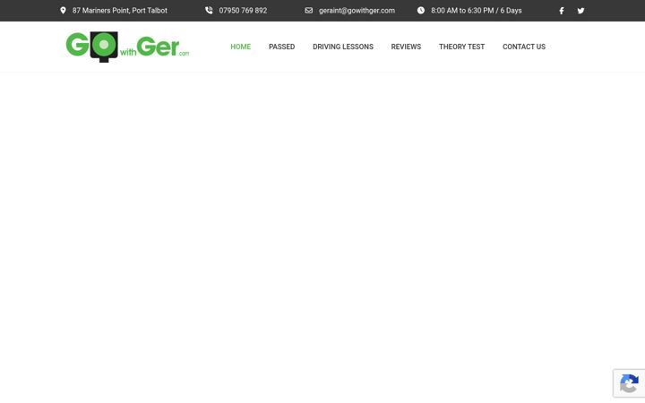 Screenshot of gowithger.com