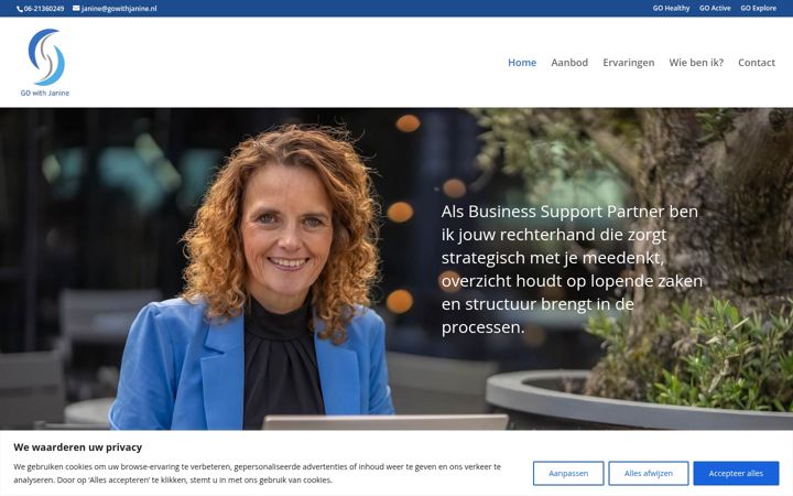 Screenshot of gowithjanine.nl