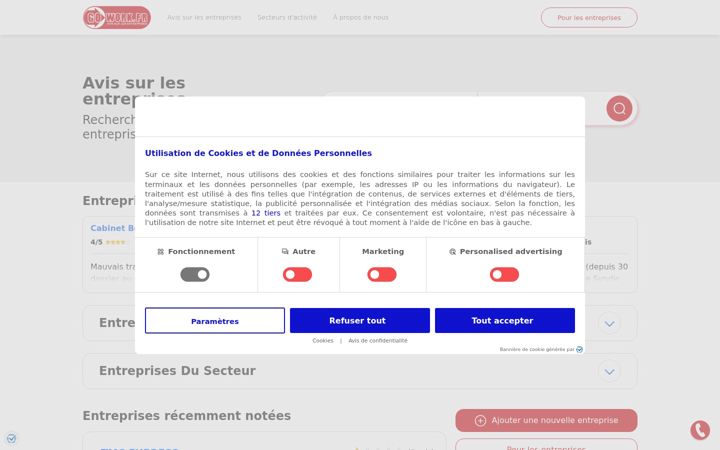 Zrzut ekranu gowork.fr