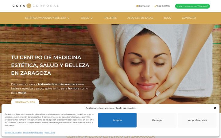 Screenshot of goyacorporal.es