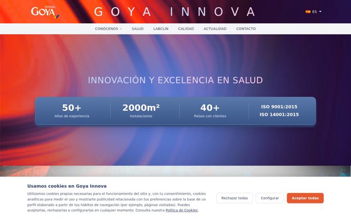Screenshot of goyainnova.es