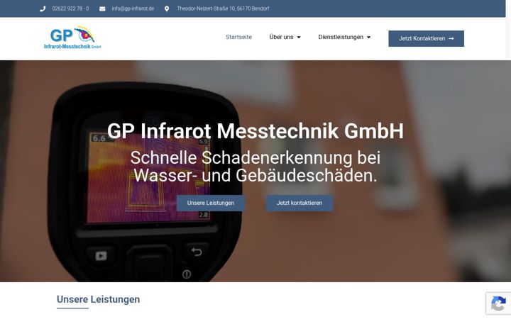 Screenshot of gp-infrarot.de