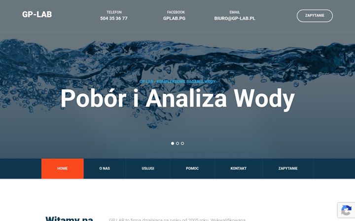 Screenshot of gp-lab.pl