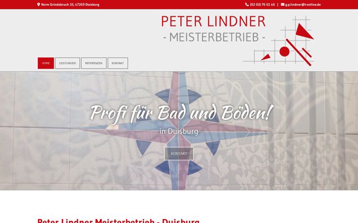 Screenshot of gp-lindner.de
