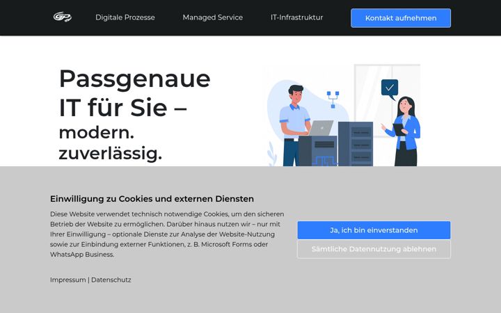 Screenshot of gp-network.de