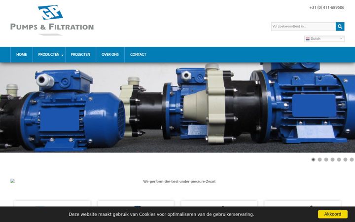 Screenshot of gp-pumps.nl