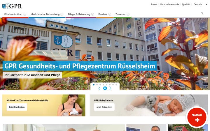 Screenshot of gp-ruesselsheim.de