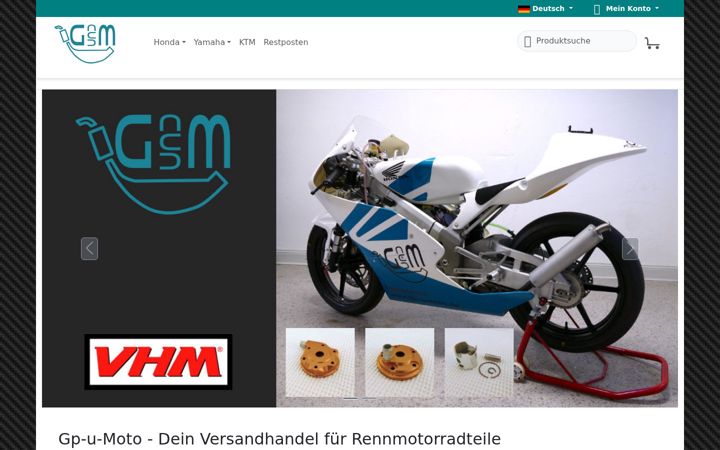 Screenshot of gp-u-moto.de