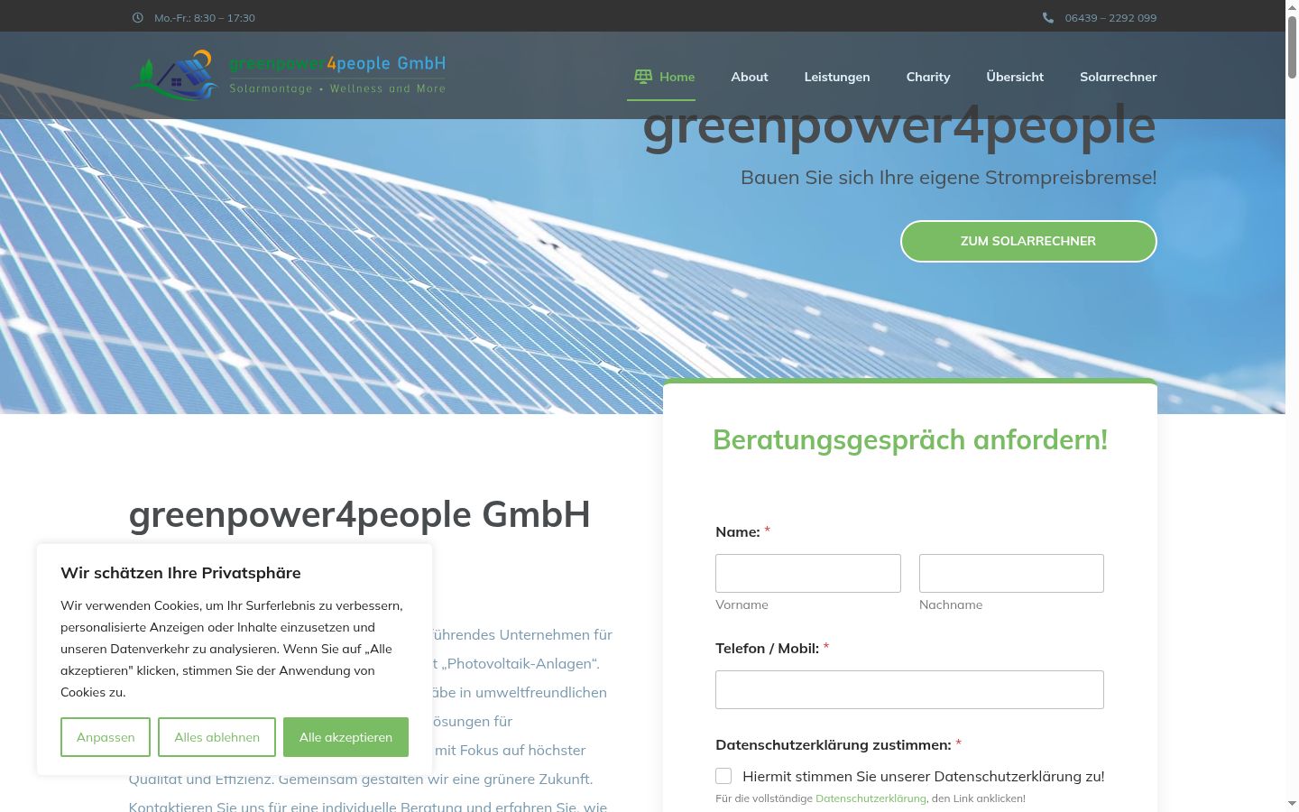 Screenshot tal-banner tal-kunsens muri qabel kwalunkwe interazzjoni