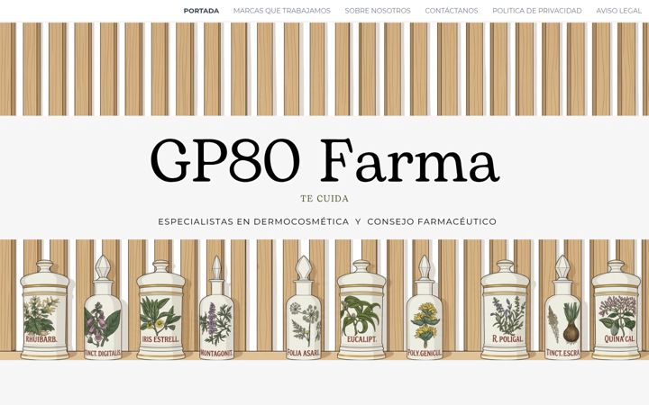 Screenshot of gp80farma.com