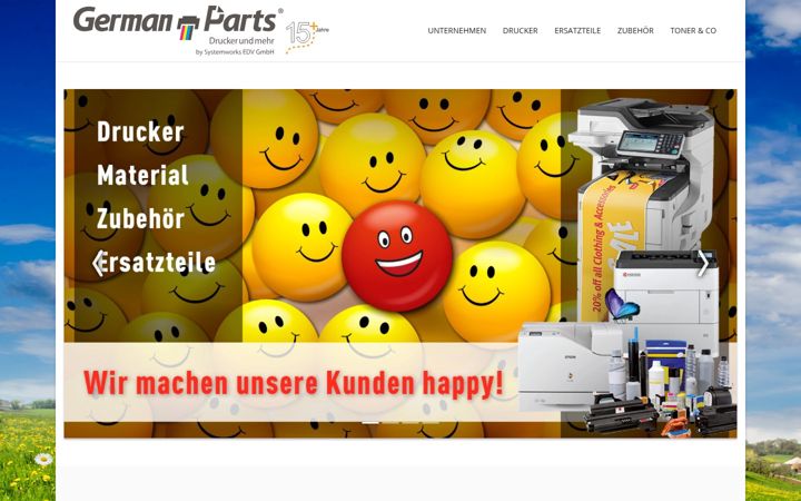 Screenshot of gparts.de