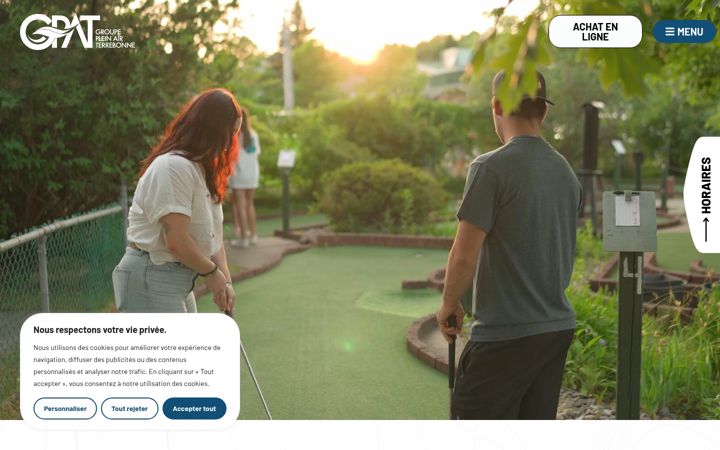 Screenshot of gpat.ca