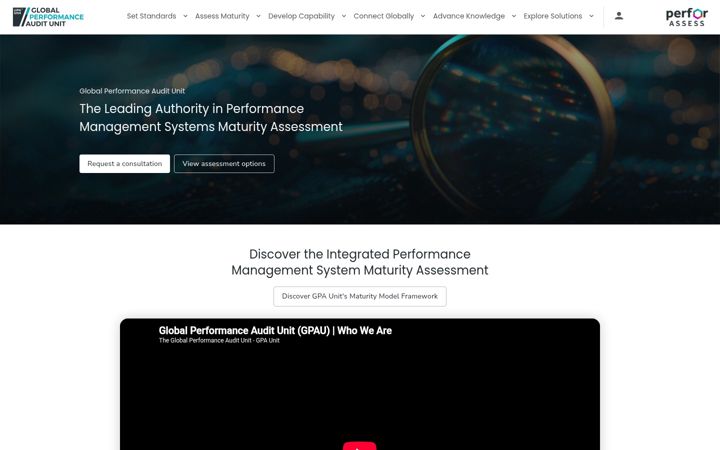 Screenshot of gpaunit.org