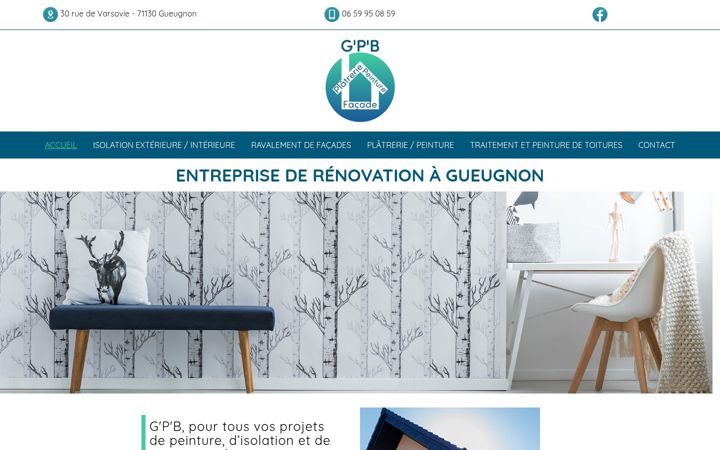Screenshot of gpb-peintrefacadier.fr