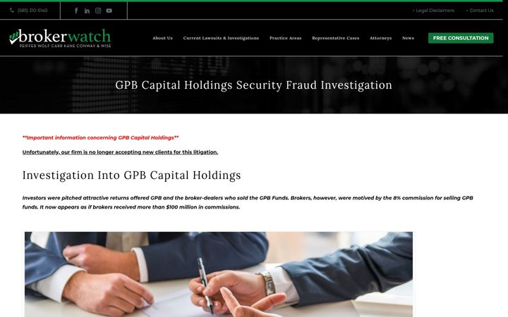Screenshot of gpblawyer.com