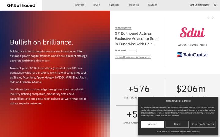Screenshot of gpbullhound.com