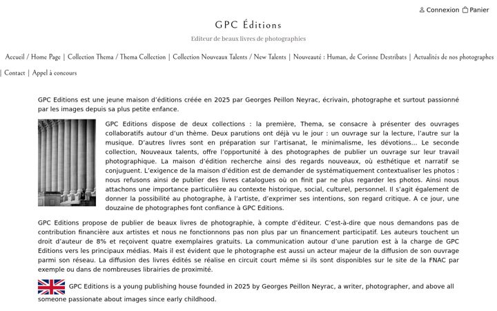 Screenshot of gpc-editions.com
