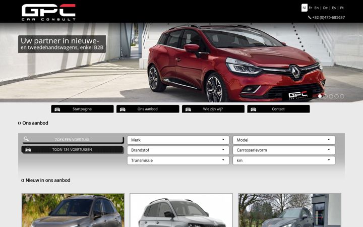Screenshot of gpccarconsult.be
