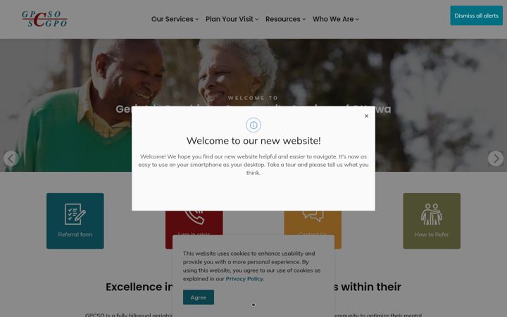 Screenshot of gpcso.org