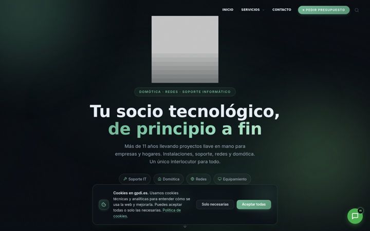 Screenshot of gpdi.es