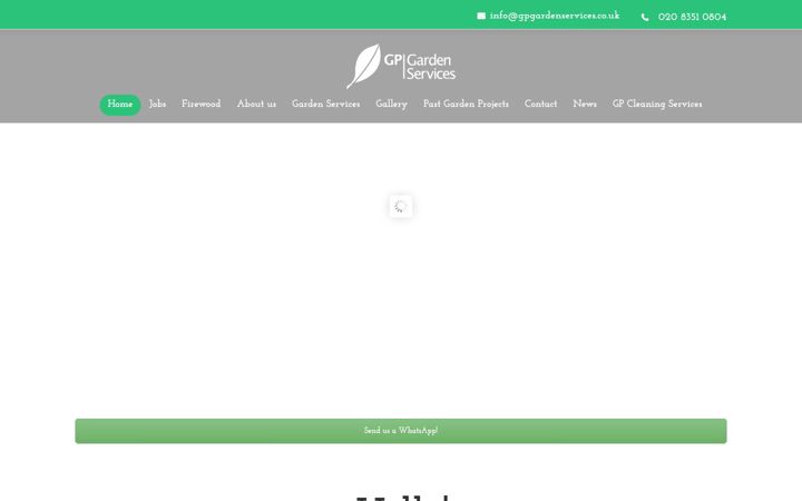 Screenshot of gpgardenservices.co.uk